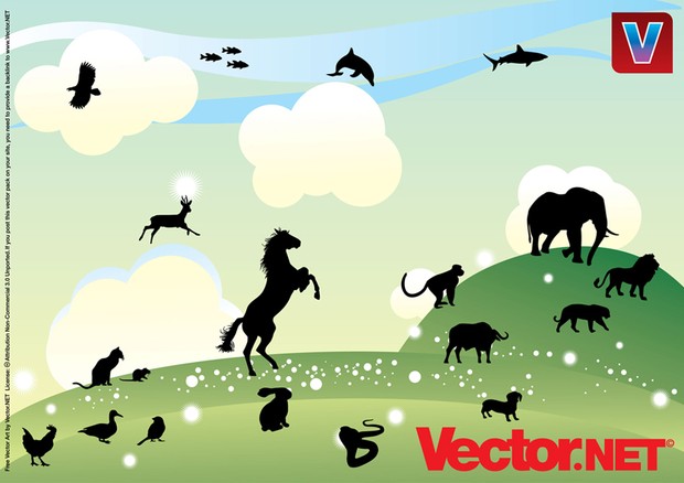 Animal Silhouette Vectors