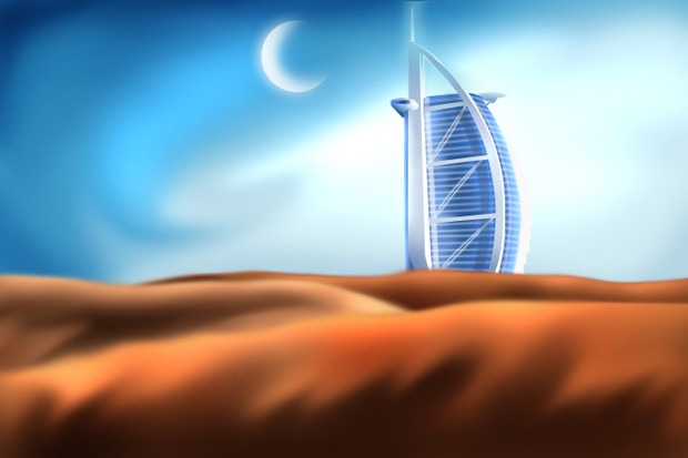 Dubai Burj Al Arab Hotel by Chemical Orange