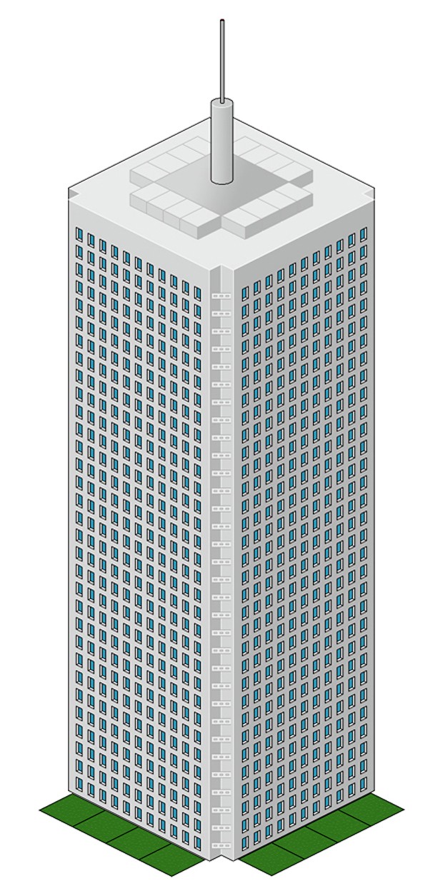 Dubai World Trade Center Vector by Digimancer