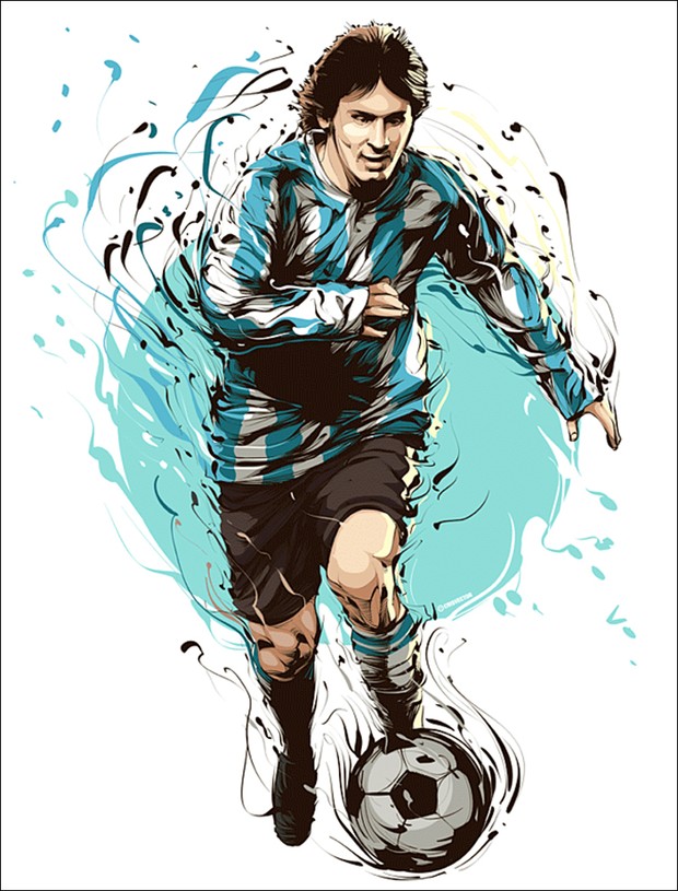 Lionel Messi vector
