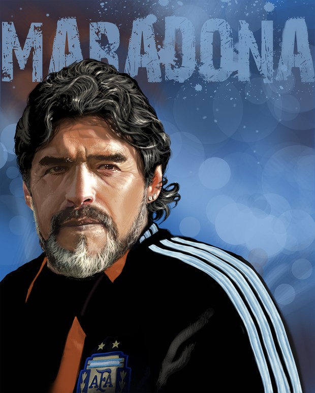 Diego Maradona vector