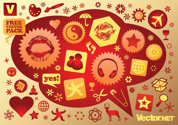 Various vector icons by Vector.NET