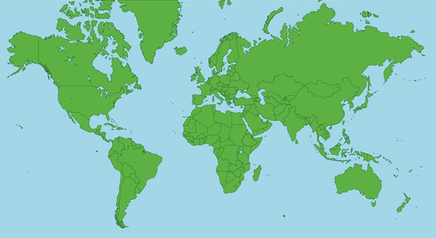 Global Map Vector