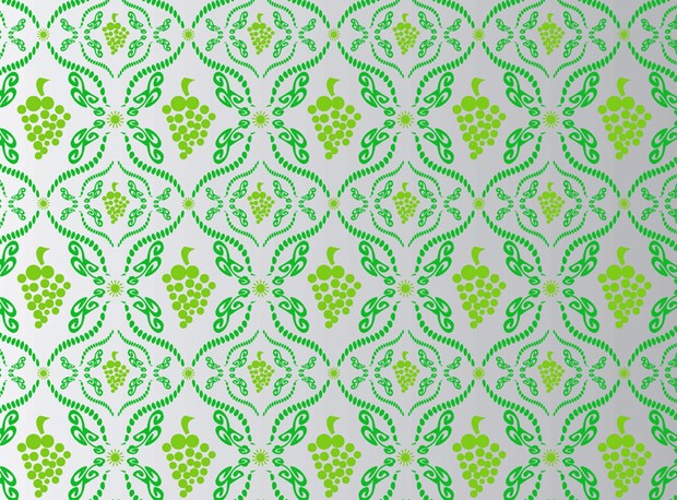 Grapes pattern vector graphics