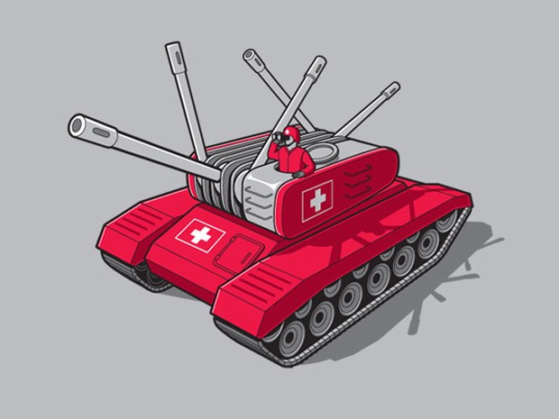 Swiss Tank vector