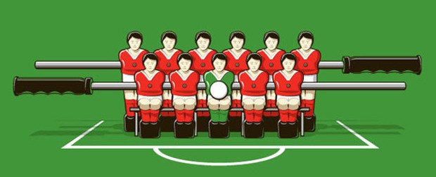Table Football vector