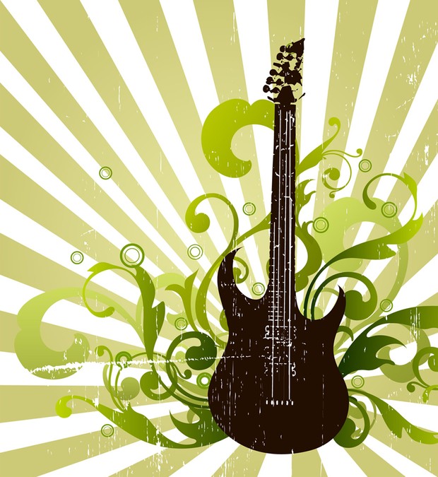 Guitar Scroll Vector