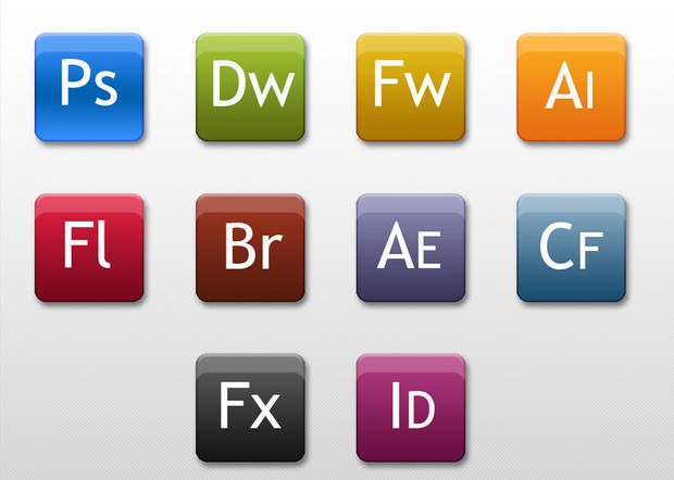 Adobe Creative Software Icons