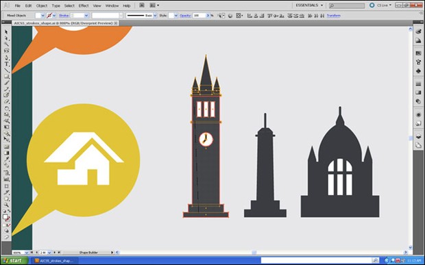 Illustrator CS5 Shape Builder