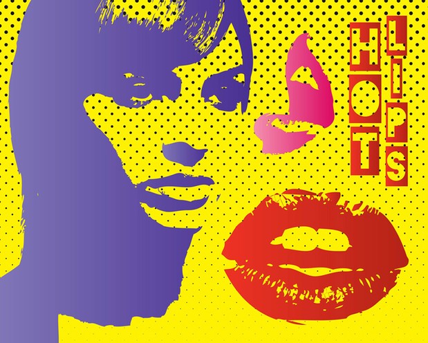 Sensual Lips Vector Art