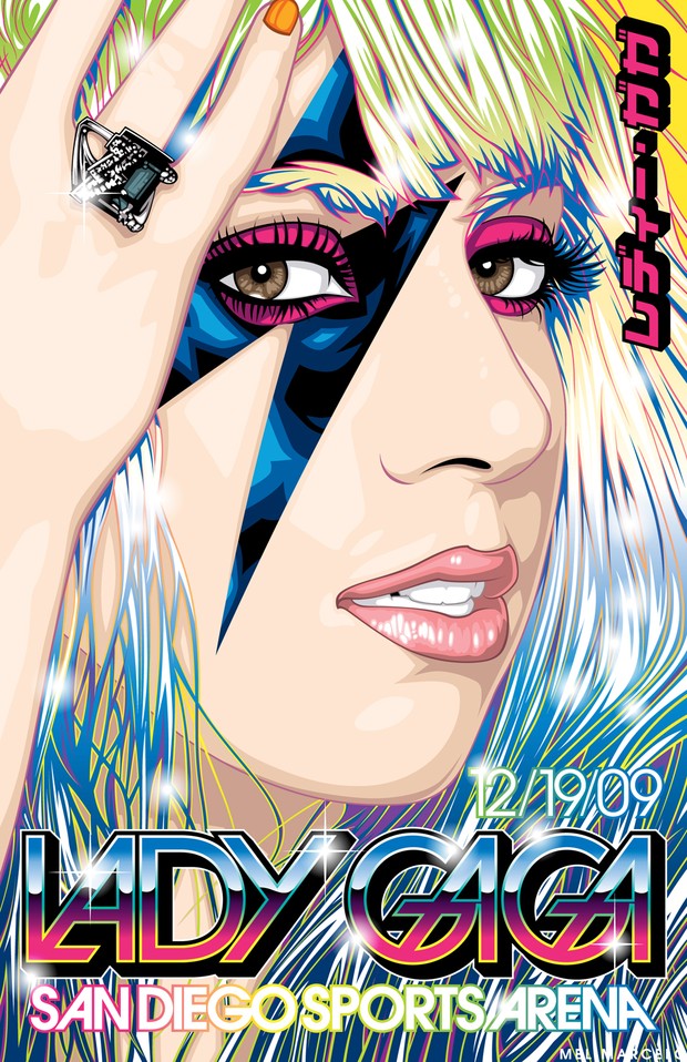 Lady Gaga Limited Edition Vector Art Poster
