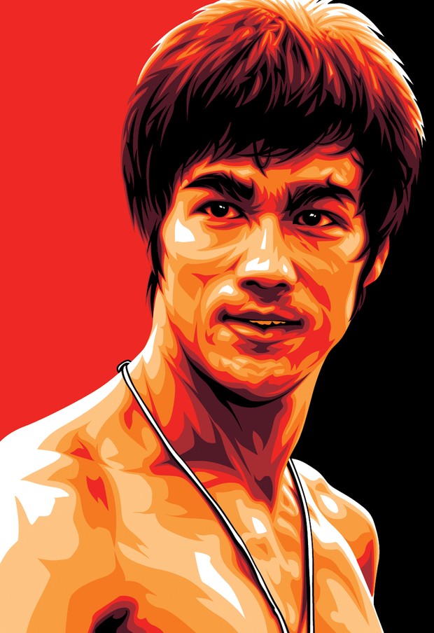 Bruce Lee Kung Fu Hero Art