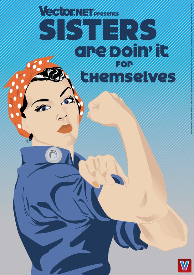 Women Power Vector