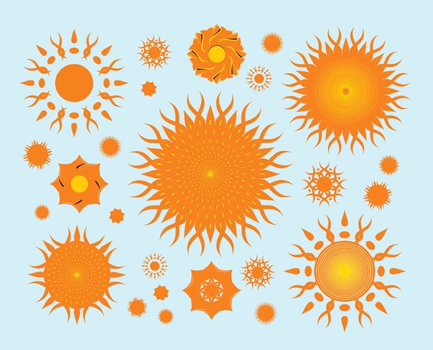 Vector Sun Graphics