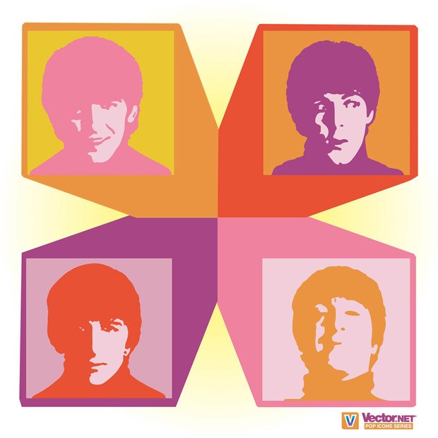 The Beatles Free Vector
