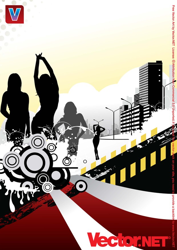 Urban Music Club Vector Art Pack