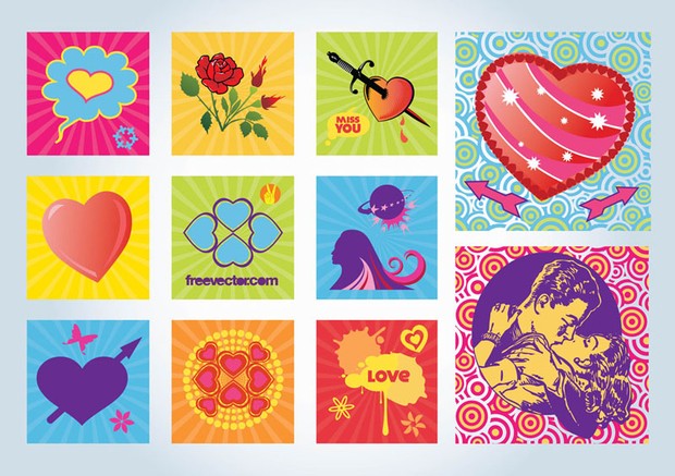 Love Vector Art by freevector.com