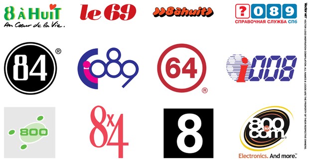 Vector Number Logos 8.
