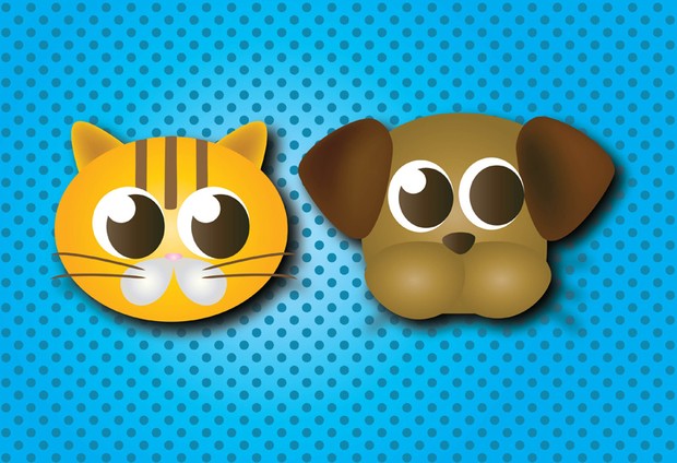 Dog and Cat Vector