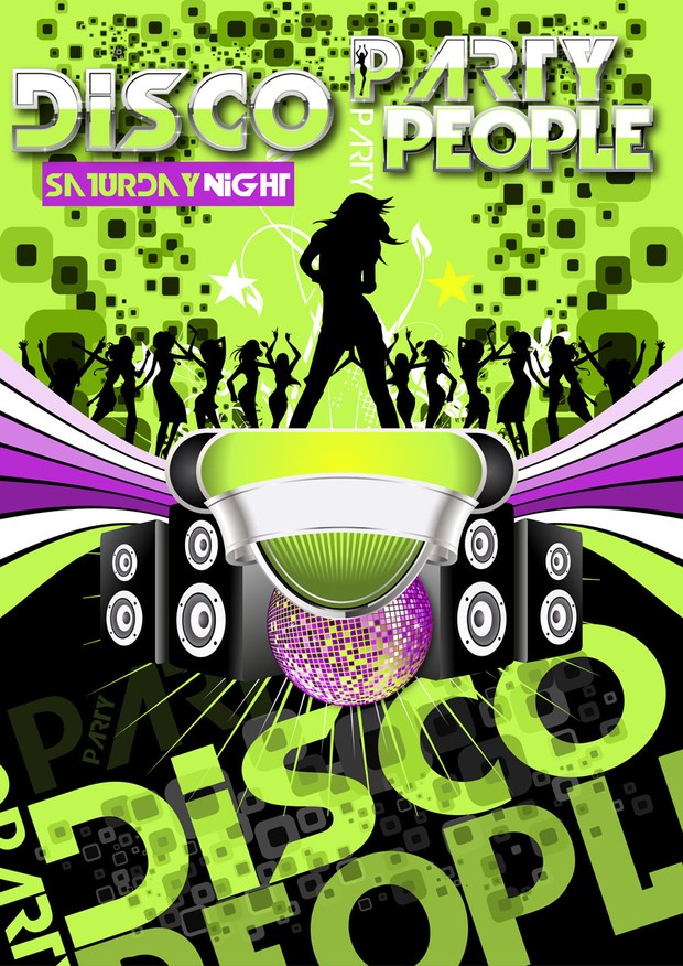 Disco Party People Vectors