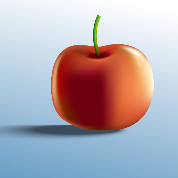 Vector Tutorial: Apple with Gradient Mesh