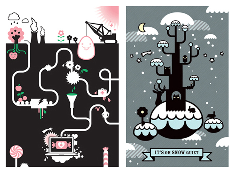 It's oh snow quiet by Ingrid de Lugt